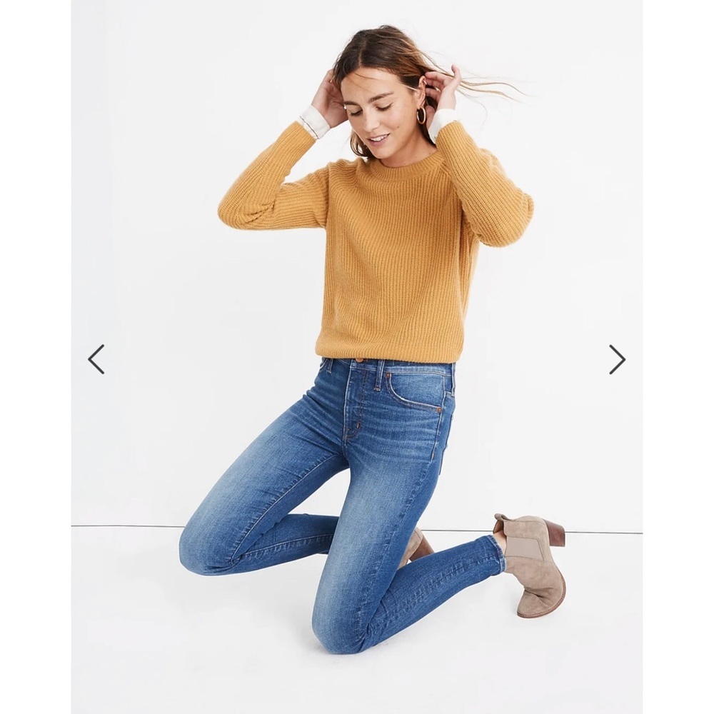 Madewell 9" Mid-Rise Skinny Jeans in Pendale Wash